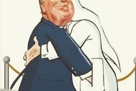 مجموعه گرافیک :  سفر ترامپ به خلیج فارس