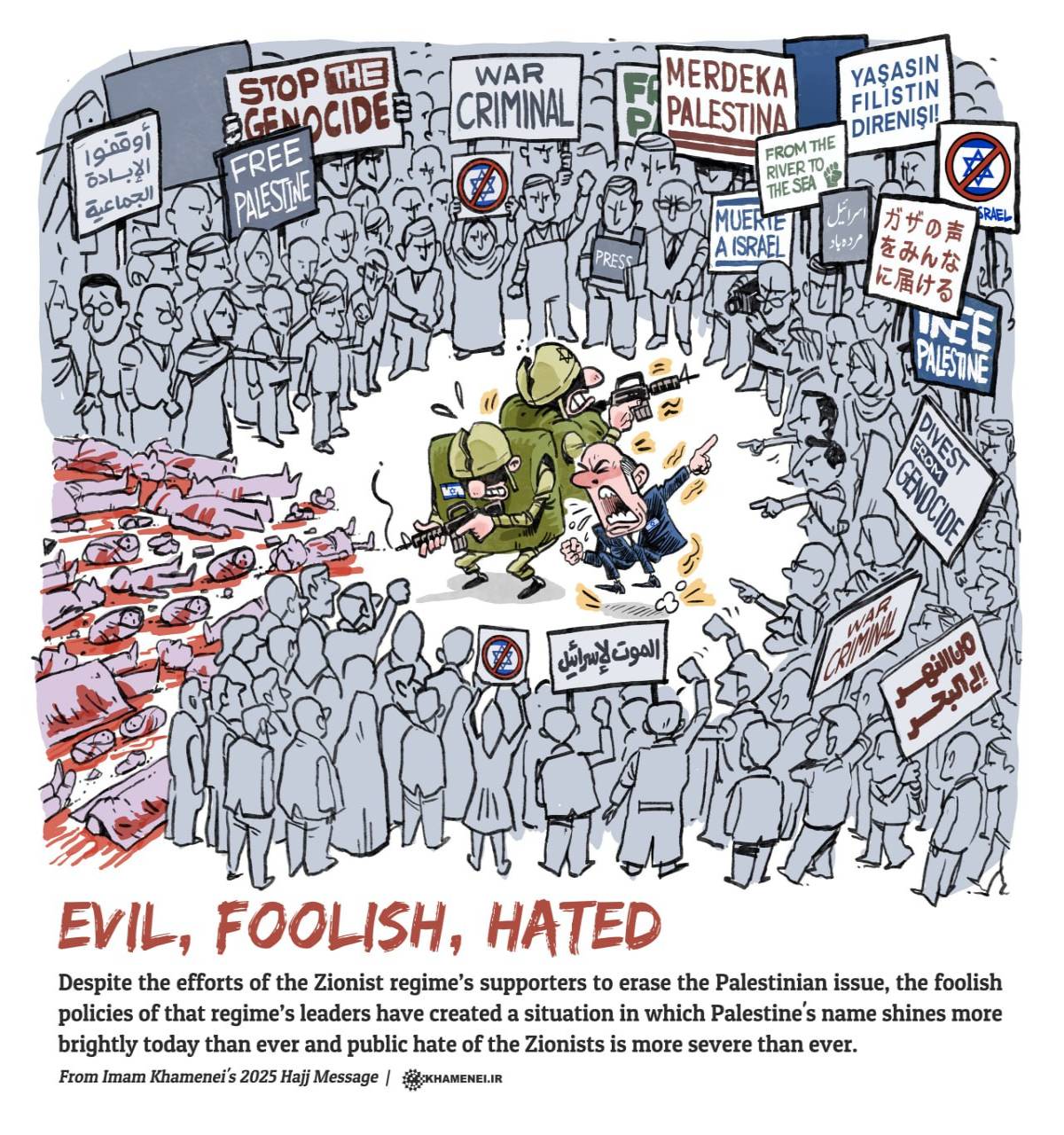 Evil, foolish, hated