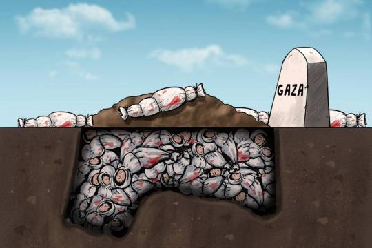 Mass graves of children