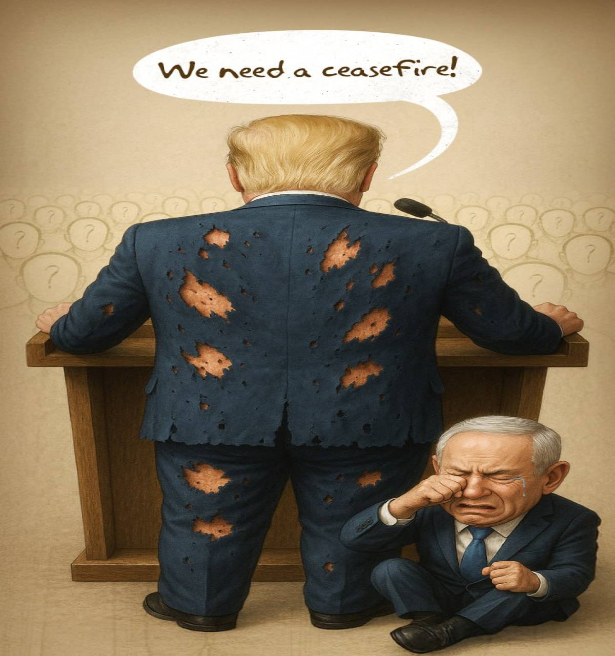 We need a ceasefire!