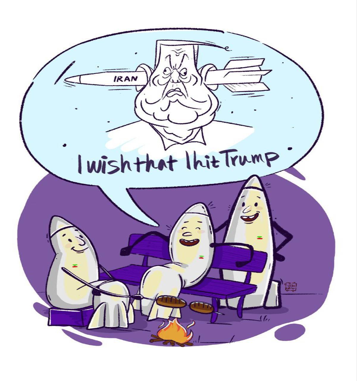 I wish that hit Trump