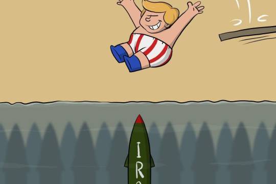 America's entry into war with Iran