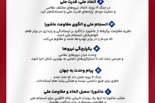 وحدت در جنگ 12 روزه