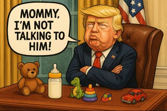 MOMMY, I'M NOT TALKING TO HIM!