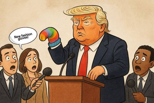 The topic is Trump hiding his hand