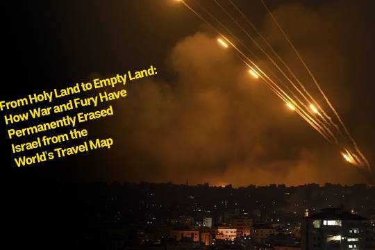 From Holy Land to Empty Land: How War and Fury Have Permanently Erased Israel from the World's Travel Map