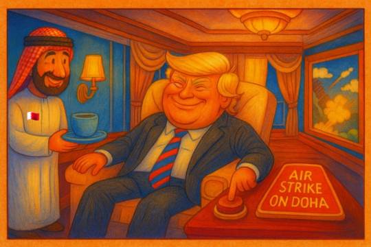 AIR STRIKE ON DOHA