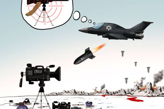 The occupation regime continues to massacre journalists!