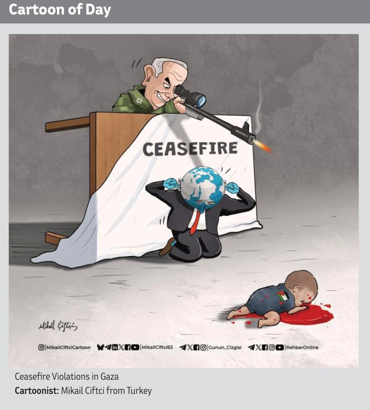 Ceasefire Violations in palestine!
